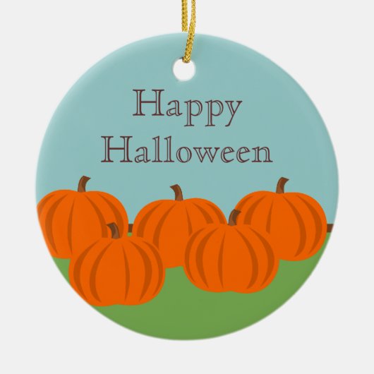 Pumpkin Patch Halloween Ornament (Voorkant)