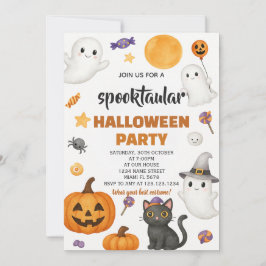 Pumpkin Patch Halloween Party Invitation Kaart