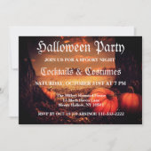 Pumpkin Patch Halloween Party Invitation Kaart (Voorkant)