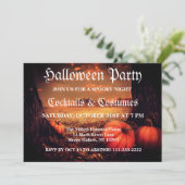 Pumpkin Patch Halloween Party Invitation Kaart (Staand voorkant)