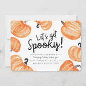 Pumpkin Patch Halloween Party Kaart (Voorkant)