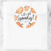 Pumpkin Patch Halloween Ronde Sticker (Tas)