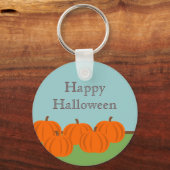 Pumpkin Patch Halloween Sleutelhanger (Voorkant)