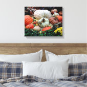 Pumpkin Patch Harvest Canvas Afdruk (Insitu (Slaapkamer))