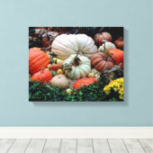 Pumpkin Patch Harvest Canvas Afdruk (Insitu (Houten vloer))