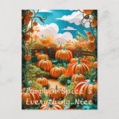 Pumpkin Patch Harvest Feestdagenkaart (Voorkant)
