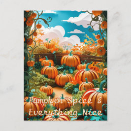 Pumpkin Patch Harvest Feestdagenkaart