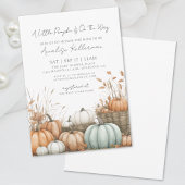 Pumpkin Patch Herfst Baby shower Kaart