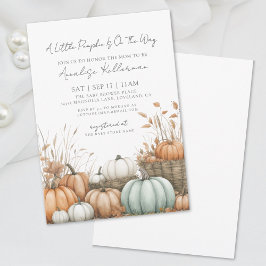 Pumpkin Patch Herfst Baby shower Kaart