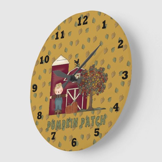 Pumpkin Patch Herfst Clock Grote Klok (Hoek)