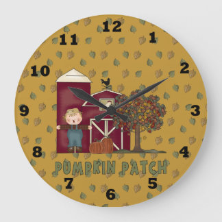 Pumpkin Patch Herfst Clock Grote Klok