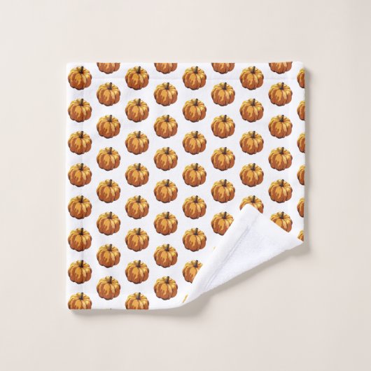 Pumpkin Patch herfst Pattern Bath Towel Set Bad Handdoek (Wasdoekje)