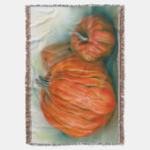 Pumpkin Patch herfst Trio Pastel Art Deken (Voorkant Verticaal)