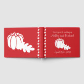 Pumpkin Patch in Cherry Guest Book Gastenboek (Volledig)