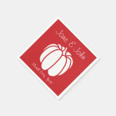 Pumpkin Patch in Cherry Napkins Servet (Hoek)