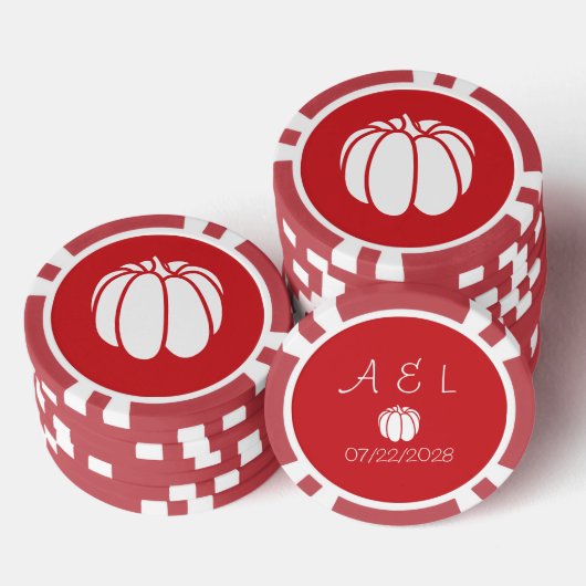 Pumpkin Patch in Cherry Poker Chips (Opstapeling)
