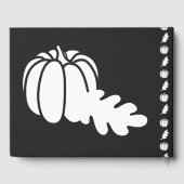 Pumpkin Patch in zwart gastenboek (Achterkant)