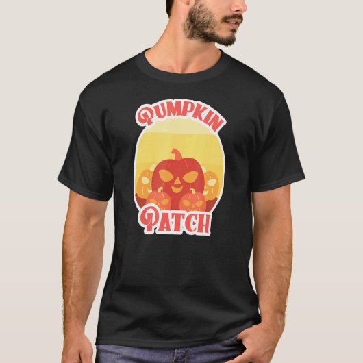 Pumpkin Patch Jack O Lantern Halloween T-shirt (Voorkant)