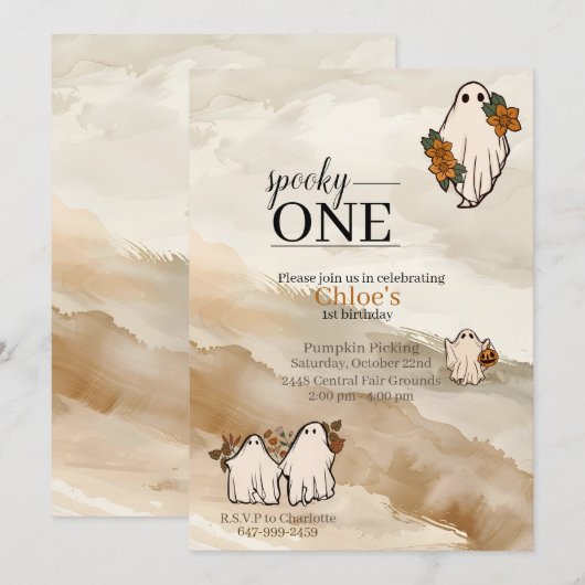 Pumpkin Patch Kaart (Voorkant / Achterkant)