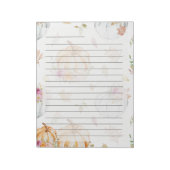 Pumpkin Patch Letter Notepad – Autumn Stationery  Notitieblok (Linkerzijde)