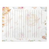 Pumpkin Patch Letter Notepad – Autumn Stationery  Notitieblok (Voorkant)