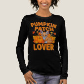 Pumpkin Patch Lover - Schattigee Fox Autumn Herfst Tri-Blend Shirt (Voorkant)