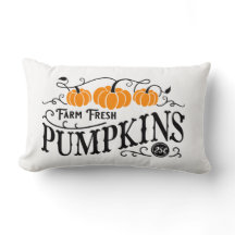 Pumpkin Patch Lumbar Pillow
