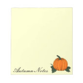 Pumpkin Patch Notitieblok (Voorkant)