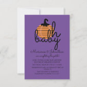 Pumpkin Patch Oh Baby pompoenen Baby shower Kaart (Voorkant)