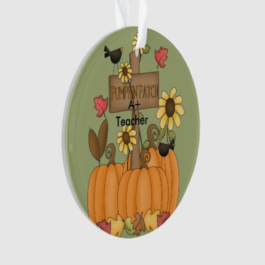 Pumpkin Patch Ornament (voorkant)
