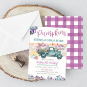 Pumpkin Patch Paarse & Blauwgroen  Vrachtwagen Ver Kaart