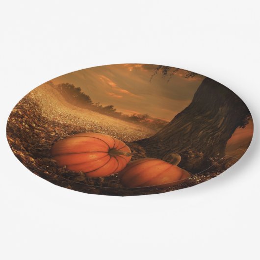 Pumpkin Patch Papieren Bordje (Gekanteld)