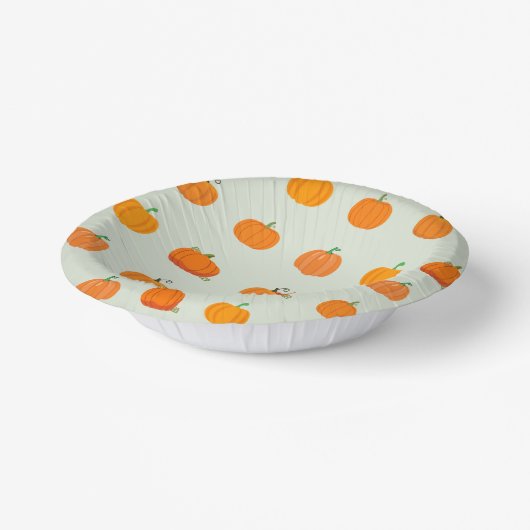 Pumpkin Patch Papieren Kommen (Gebogen)