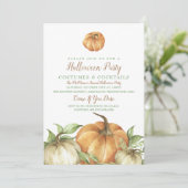 Pumpkin Patch Party Invitation Kaart (Staand voorkant)