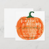 Pumpkin Patch Party Kaart (Voorkant / Achterkant)
