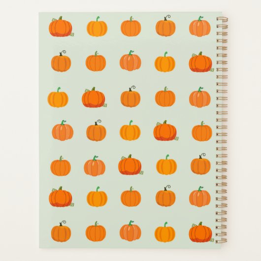 Pumpkin Patch Planner (Achterkant)