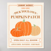 Pumpkin Patch Poster (Voorkant)