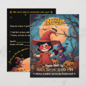Pumpkin Patch RSVP - Kinder Halloween Kaartje (Voorkant / Achterkant)