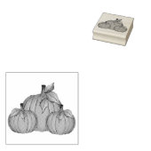 Pumpkin Patch Rubber Stamp Rubberstempel (Gestempeld)