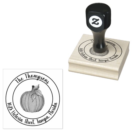 Pumpkin Patch Rubberstempel (Gestempeld)