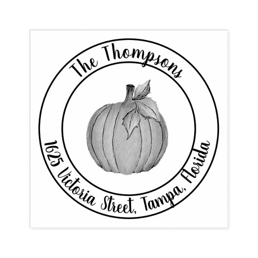 Pumpkin Patch Rubberstempel (Afrduk)