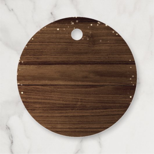 Pumpkin Patch Rustic String Lights Baby shower Bedankjes Labels (Achterkant)