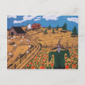 Pumpkin Patch Scarecrow Briefkaart (Voorkant)