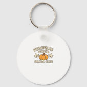 Pumpkin Patch Social Club � Cozy Autumn Aesthetic  Sleutelhanger (Voorkant)