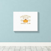 Pumpkin Patch Social Club – Gezellige herfst esthe Canvas Afdruk (Insitu (Houten vloer))