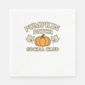 Pumpkin Patch Social Club – Gezellige herfst esthe Servet (Voorkant)