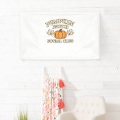 Pumpkin Patch Social Club – Gezellige herfst esthe Spandoek (Insitu)