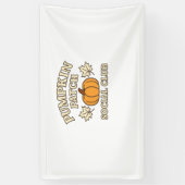 Pumpkin Patch Social Club – Gezellige herfst esthe Spandoek (Verticaal)