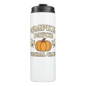 Pumpkin Patch Social Club – Gezellige herfst esthe Thermosbeker (Voorkant)