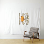 Pumpkin Patch Social Club – Gezellige herfst esthe Wandkleed (In Situ (horizontaal))